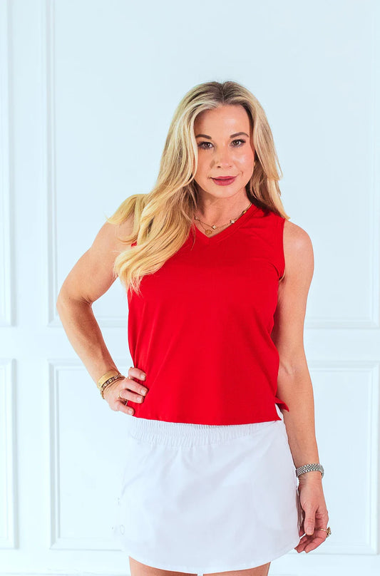 The Bubble Emery Sleeveless Solid Top (Multiple Colors)