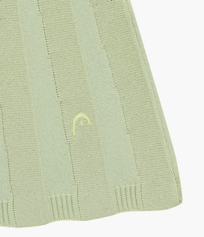HEAD GOLF Eyelet Knit Skirt in Mint