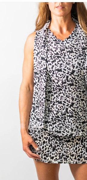 The Bubble Emily Classic Sleeveless Print Top