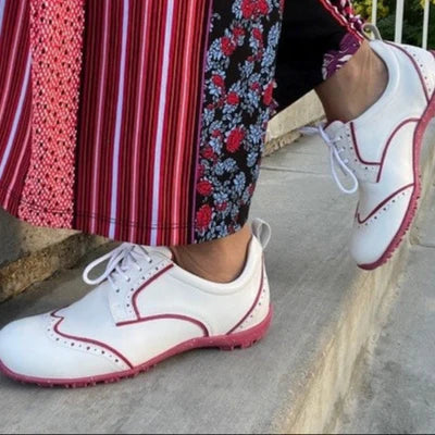 WesTees Emma Golf Shoe for Walking 18 in White