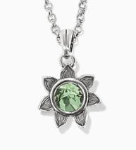 Brighton Everbloom Sunflower Necklace - Peridot (August Birthstone)