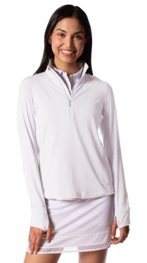 Golftini Long Sleeve Zip Fabulous Mock Pullover (Multiple Colors)