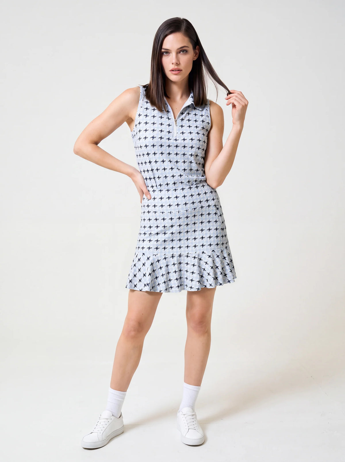GGBlue SNOW LEOPARD Flare Ice Skort 17.5