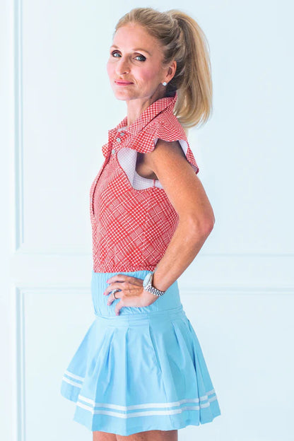 The Bubble LIBERTY Flutter Print Cap Sleeve