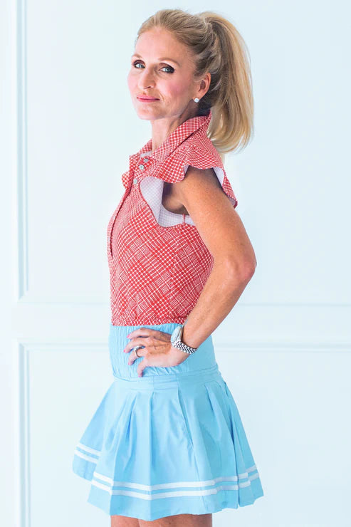 The Bubble LIBERTY Flutter Print Cap Sleeve