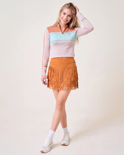 GGBLUE AUTUMN COVE Fringe Skort 16.5"