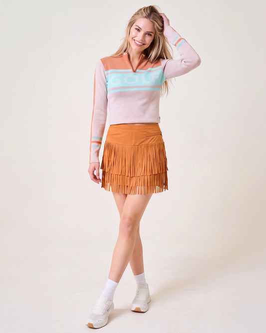 GGBLUE AUTUMN COVE Fringe Skort 16.5"