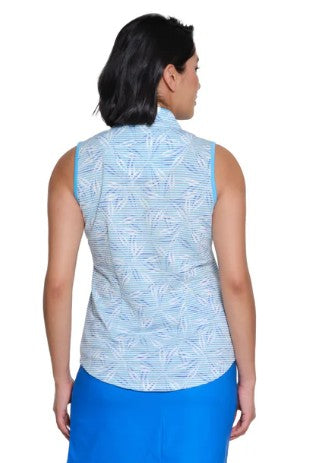 SPORT HALEY AZURE SKY Farrah Sleeveless Polo