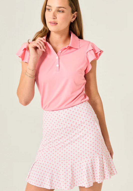 GGBlue BLUSH COURT Flare Ice Skort 17.5