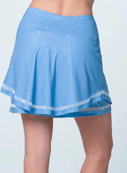 Lucky in Love Linen Nouveau Play Skirt 17.5"