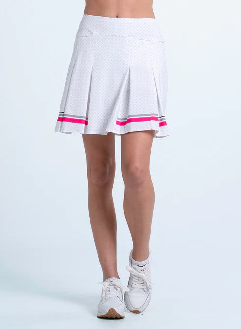 Lucky in Love TOILE DU JOUR Filigree Weave Skort 17.5"