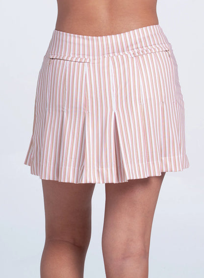 Lucky in Love AT THE CLUBHOUSE Legacy Stripe Pleat Skort
