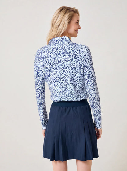 GGBLUE SNOW LEOPARD Georgia Ice Long Sleeve