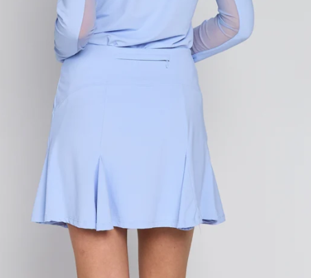G Lifestyle Flare Godet Skort 17" (Multiple Colors)