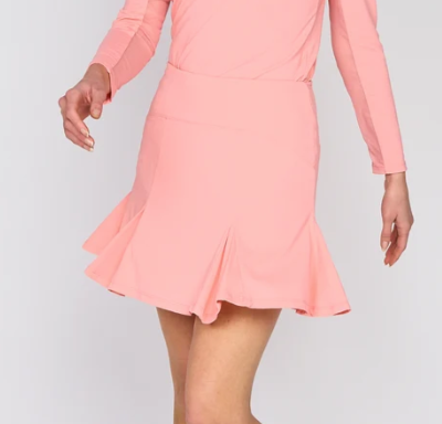 G Lifestyle Flare Godet Skort 17" (Multiple Colors)