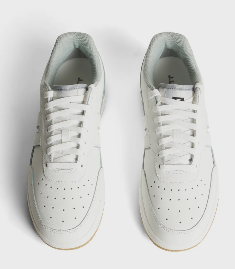 J.Lindenberg Ace Low-Top Golf Sneaker in White