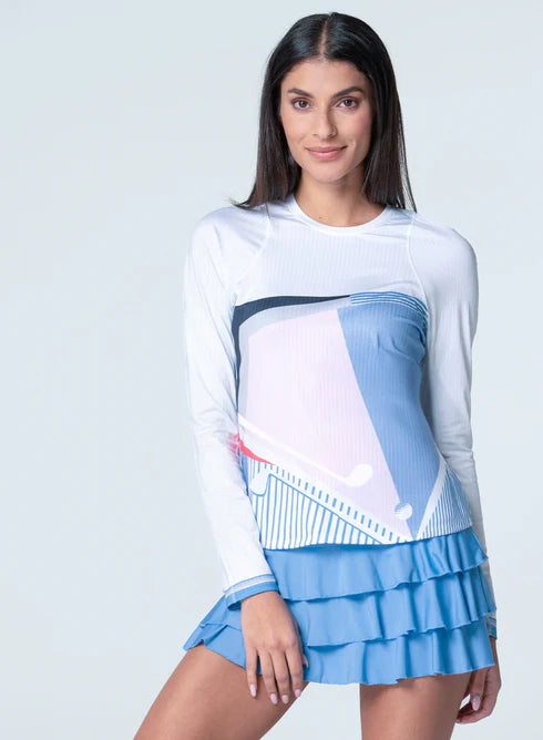 Lucky in Love Linen Nouveau Linen Slice Long Sleeve