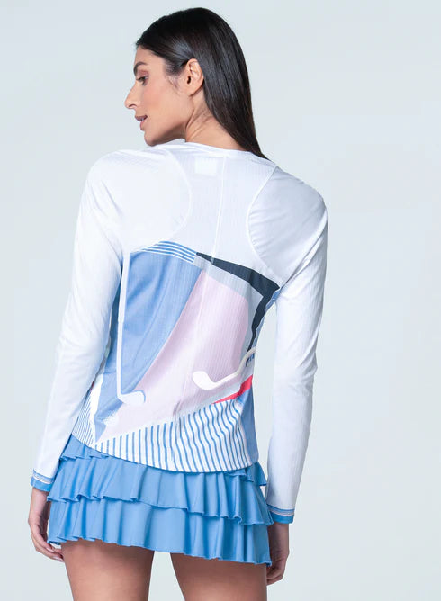 Lucky in Love Linen Nouveau Linen Slice Long Sleeve