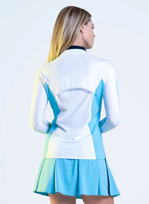 Lucky in Love UPTOWN GIRL Zip & Drive 1/4 Zip Long Sleeve