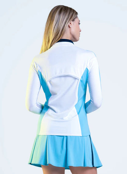 Lucky in Love UPTOWN GIRL Zip & Drive 1/4 Zip Long Sleeve