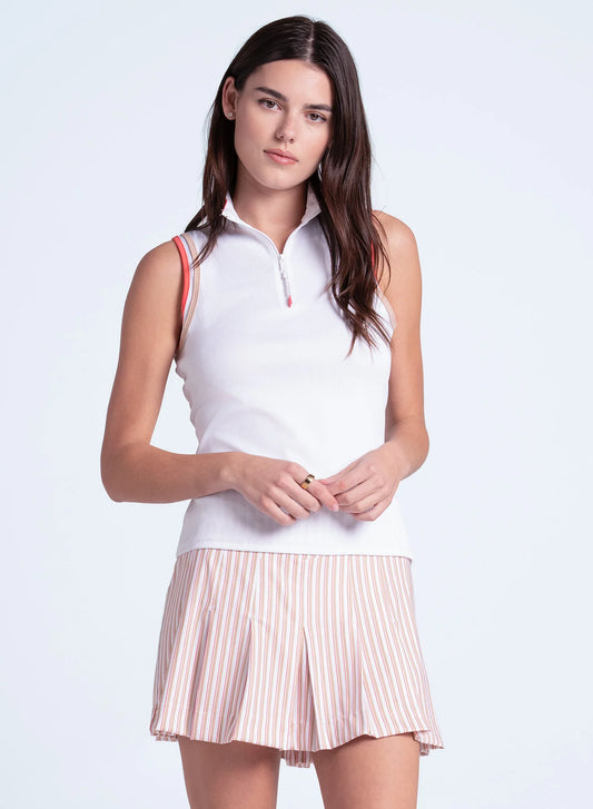 Lucky in Love AT THE CLUBHOUSE Double Classic Mock Neck Tank