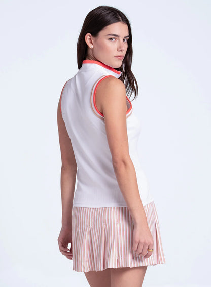 Lucky in Love AT THE CLUBHOUSE Double Classic Mock Neck Tank