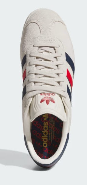 Adidas Gazelle Spikeless Golf Shoes in Alumina / Night Indigo / Better Scarlet