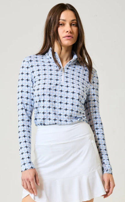 GGBLUE SNOW LEOPARD Georgia Ice Long Sleeve
