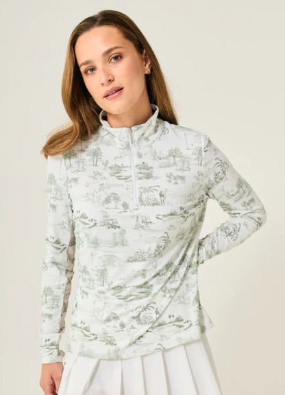 GG BLUE GREENWICH GARDEN Georgia Ice Long Sleeve