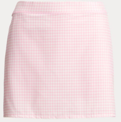 Ralph Lauren RLX Gingham Pleated Performance Skort 15"