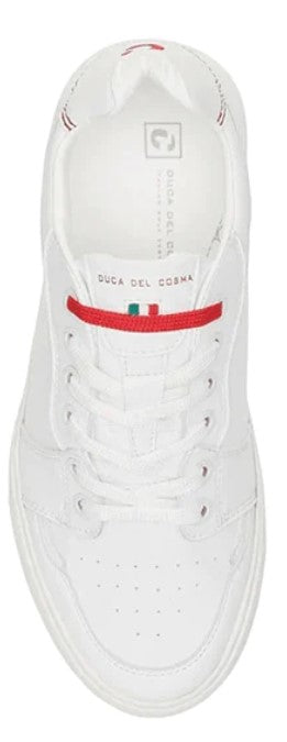Duca Del Cosma Giordana White Golf Shoe