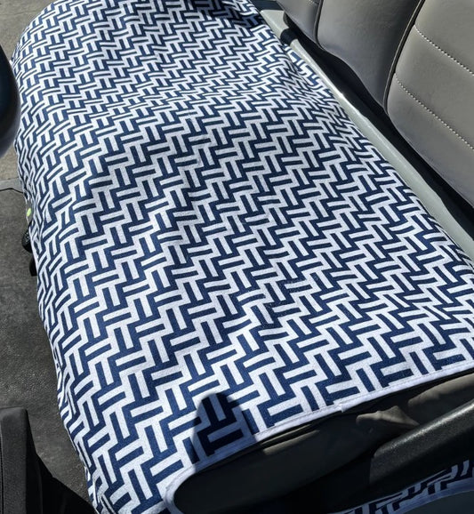 Birdie Balou Geometric Golf Cart Seat Cover