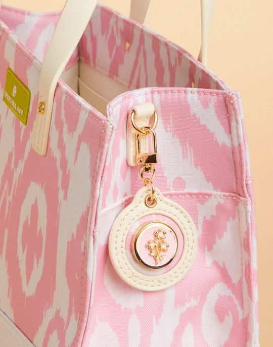 Spartina Golf Crossbody Tote Brook Ikat in Pink