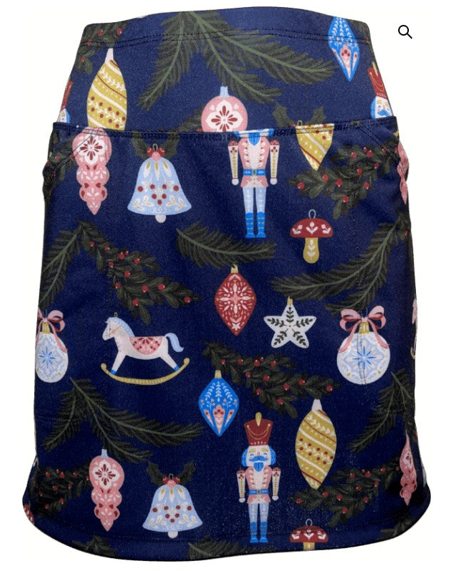 BSkinz Good Tidings Golf Skort 18"