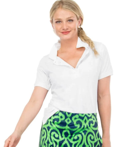 Gretchen Scott Gripeless Cotton Piqué Polo Shirt (Multiple Colors)