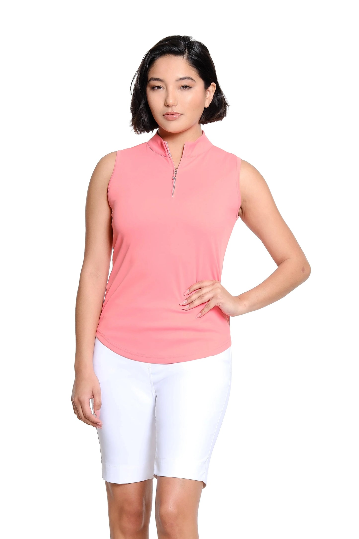 SPORT HALEY BISCAYNE BAY Courte Sleeveless Golf Polo