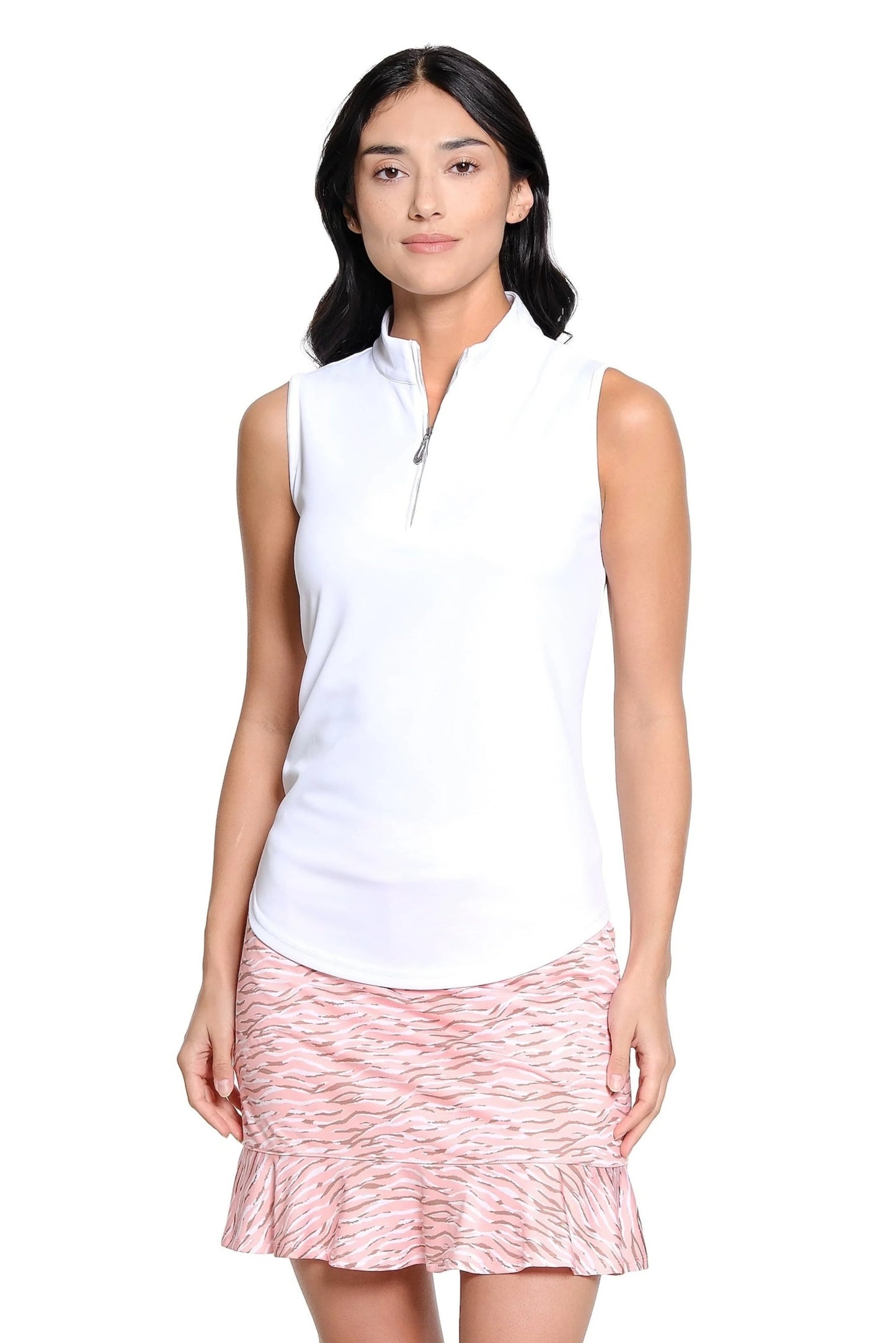 SPORT HALEY KEATON FIELDS Courte Sleeveless Golf Polo