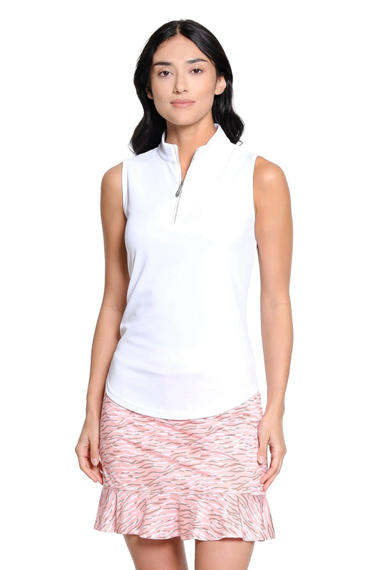 SPORT HALEY KEATON FIELDS Courte Sleeveless Golf Polo