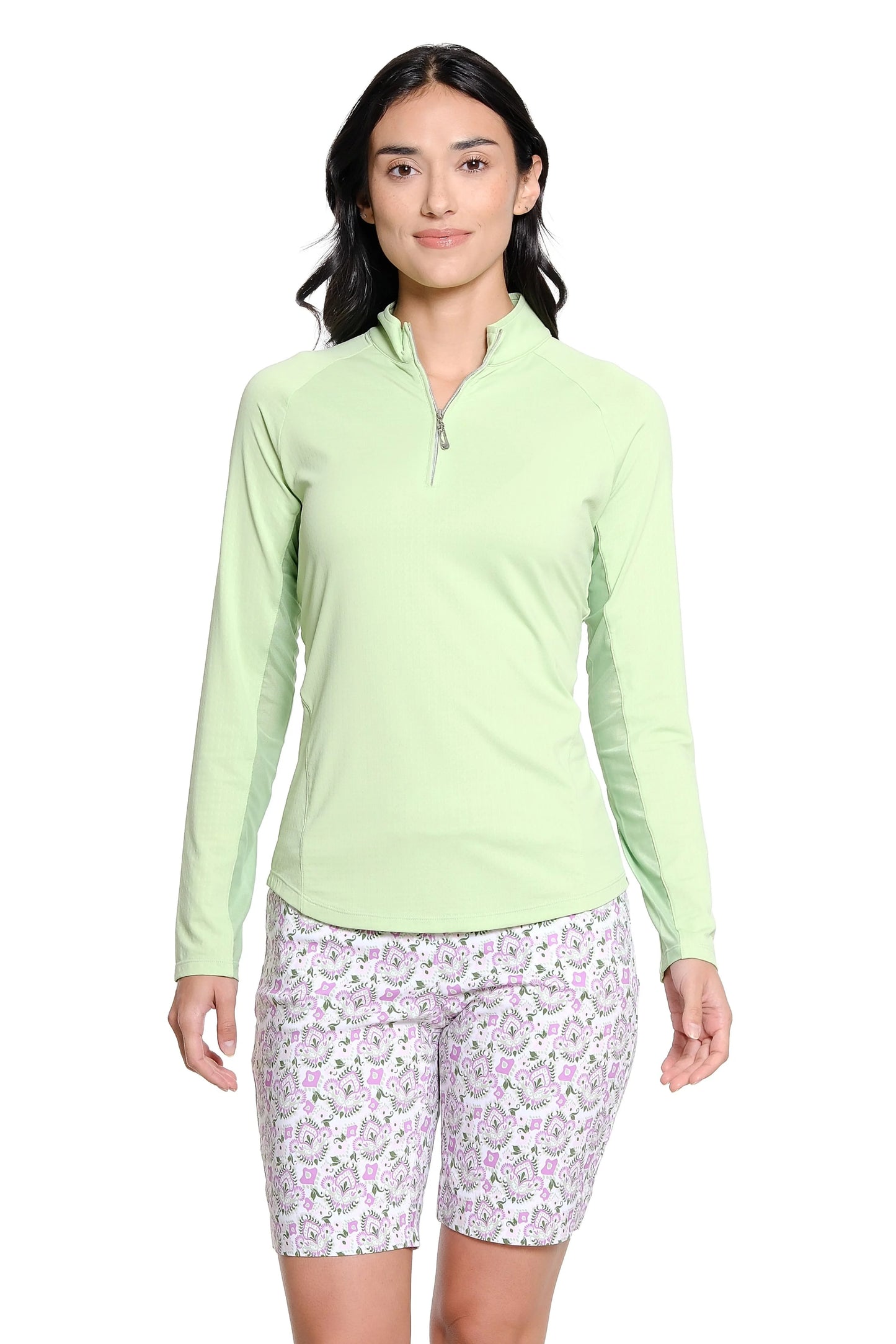 SPORT HALEY SHELTER COVE Sunscape Long Sleeve Mock