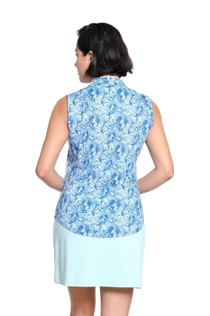 SPORT HALEY ATLANTIC COAST Savannah Sleeveless Golf Polo