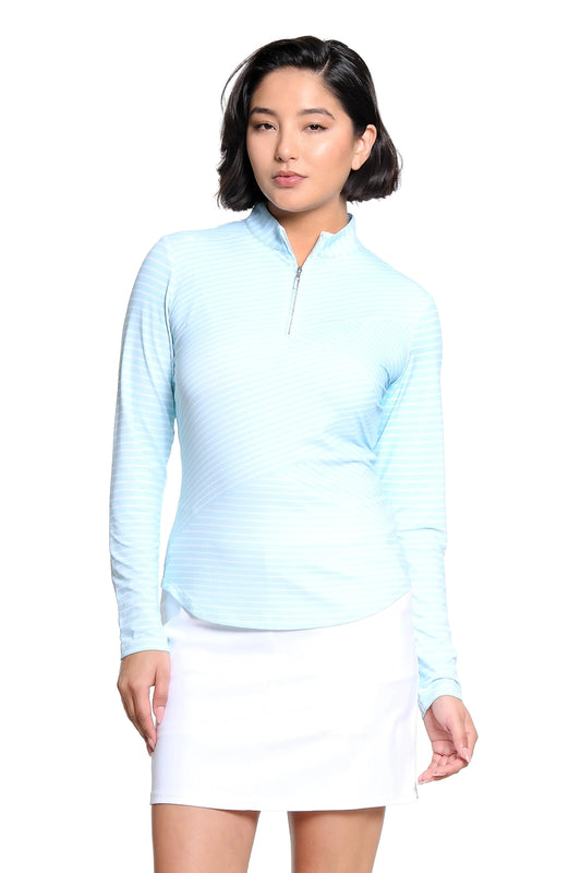 SPORT HALEY ATLANTIC COAST Ali Long Sleeve Mock Shirt