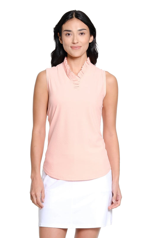 SPORT HALEY KEATON FIELDS Hatteras Sleeveless Golf Polo