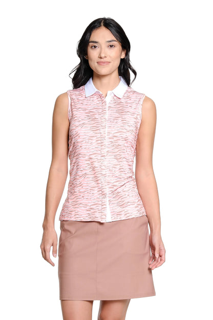 SPORT HALEY KEATON FIELDS Blaine Sleeveless Golf Polo