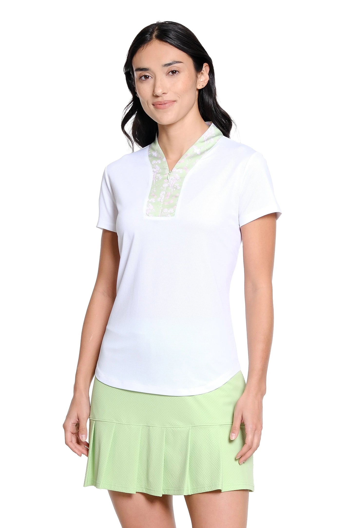 SPORT HALEY SHELTER COVE Grace Short Sleeve Golf Polo