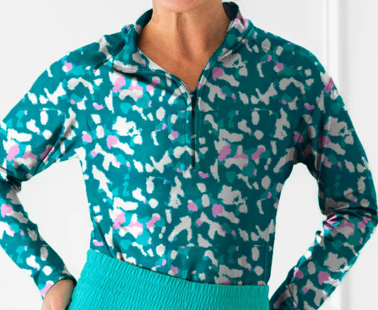 The Bubble BAY BREEZE Hamilton Long Sleeve Top in SPOTS BB
