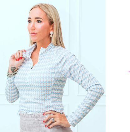 The Bubble Classic HERITAGE Hamilton Long Sleeve Print Top (Multiple Colors)