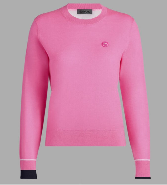 G/FORE APPAREL HAPPY G'S MERINO WOOL SWEATER (MULTIPLE COLORS)