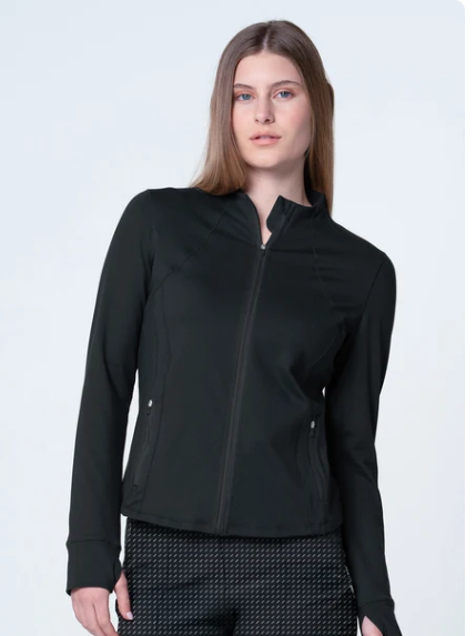 Lucky in Love High Neck Zip Jacket