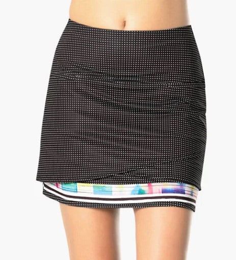 Lucky in Love Hot Tropic Scallop 18" Skort-Long