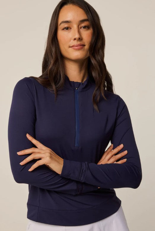 GREYSON Halley Long Sleeve Quarter-Zip Polo (Multiple Colors)